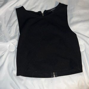Forever 21 Black Crop Top